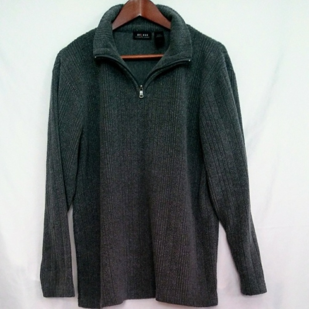 Axcess Mens Zip Sweater Large